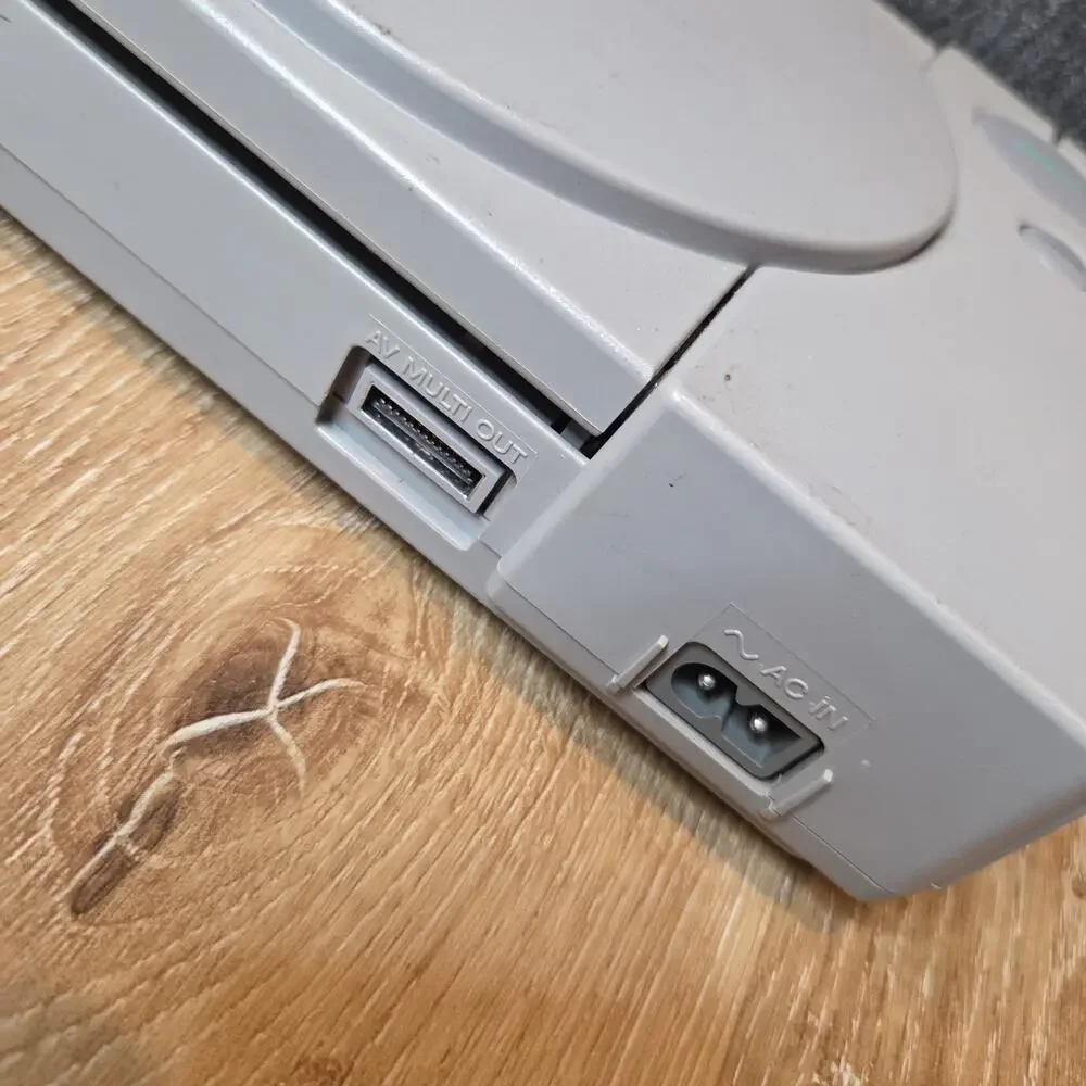 Sony PlayStation 1 PS1 Original Gray Console Tested Powers On AV Power Cables